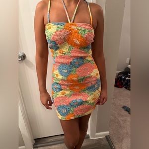 Zara floral dress